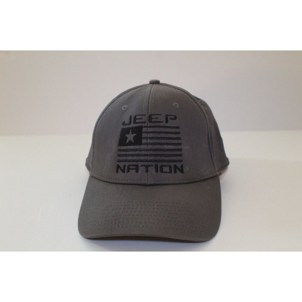 Jeep Nation Flag Embroidered Baseball Cap - Medium Large Size